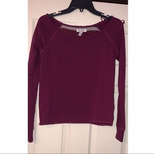 Maroon & Grey Aeropostale Sweater